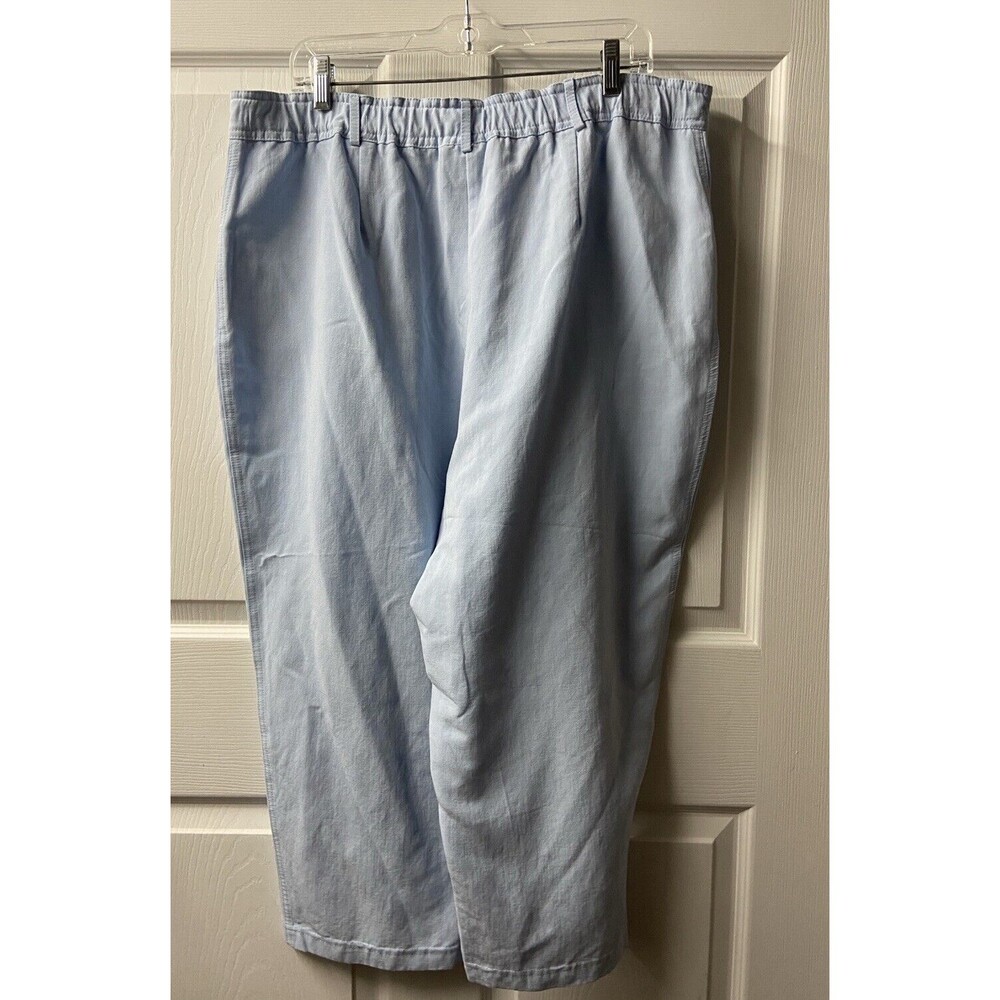 Sharon Anthony Design for Women Cropped Pants Womens Plus Size 18W Linen Blend - Picture 4 of 8